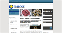 Desktop Screenshot of blalockseafood.net