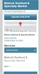 Mobile Screenshot of blalockseafood.net